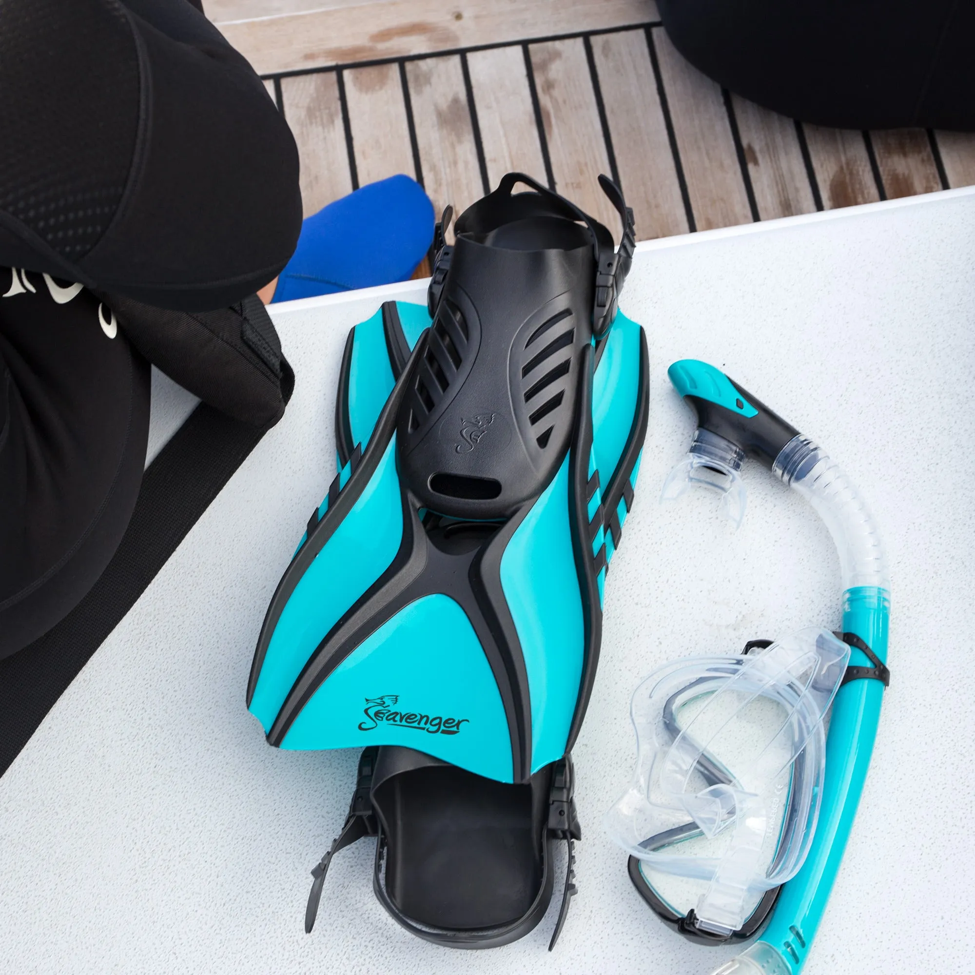 Voyager Snorkeling Fins - Teal