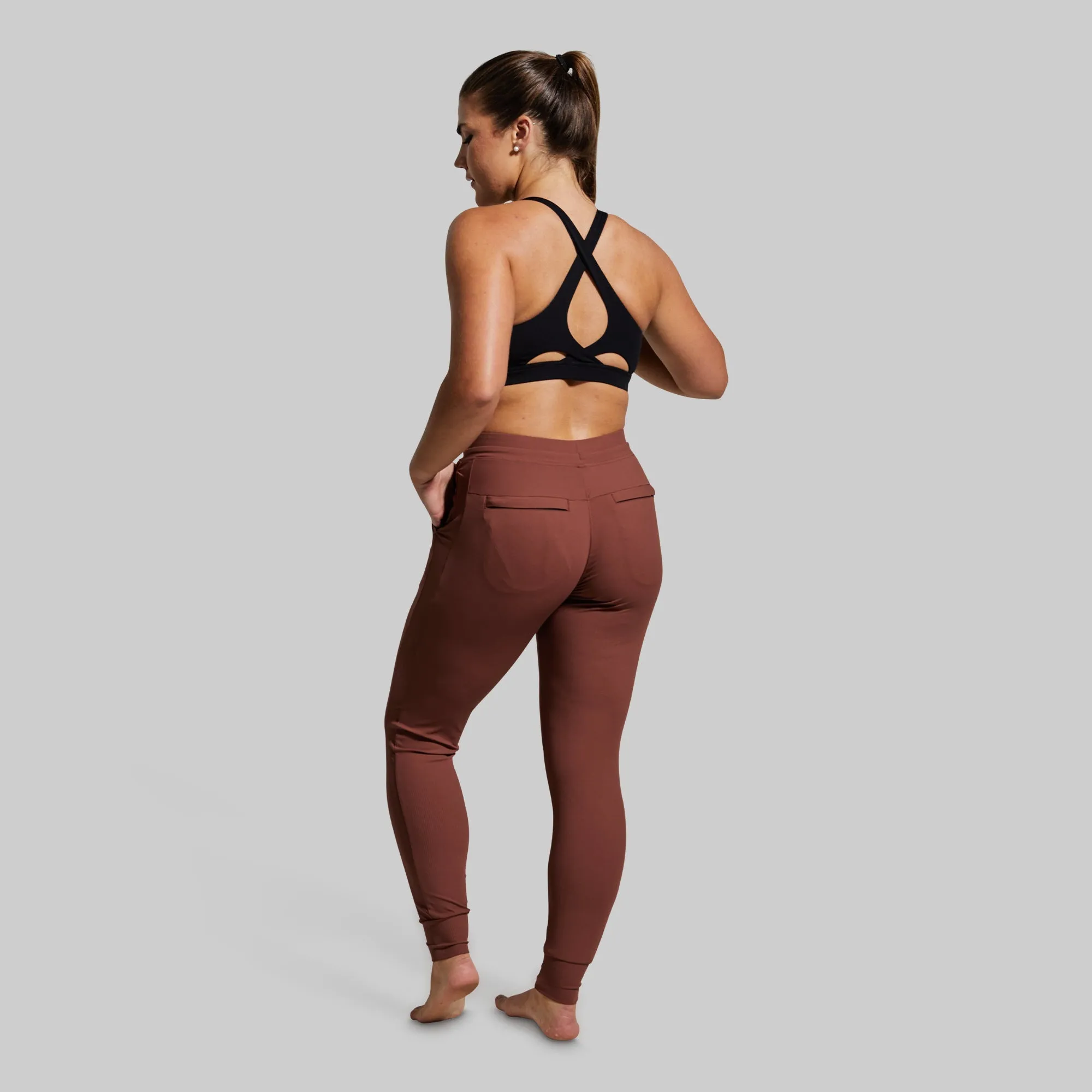 Women's Recovery Joggers (Rust)