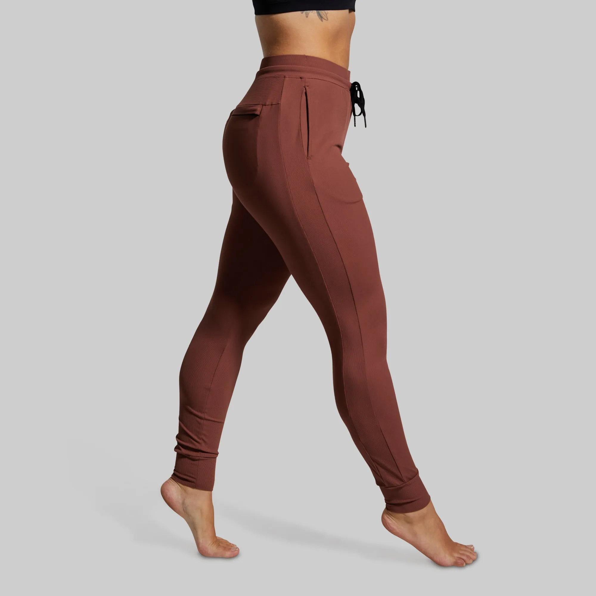 Women's Recovery Joggers (Rust)