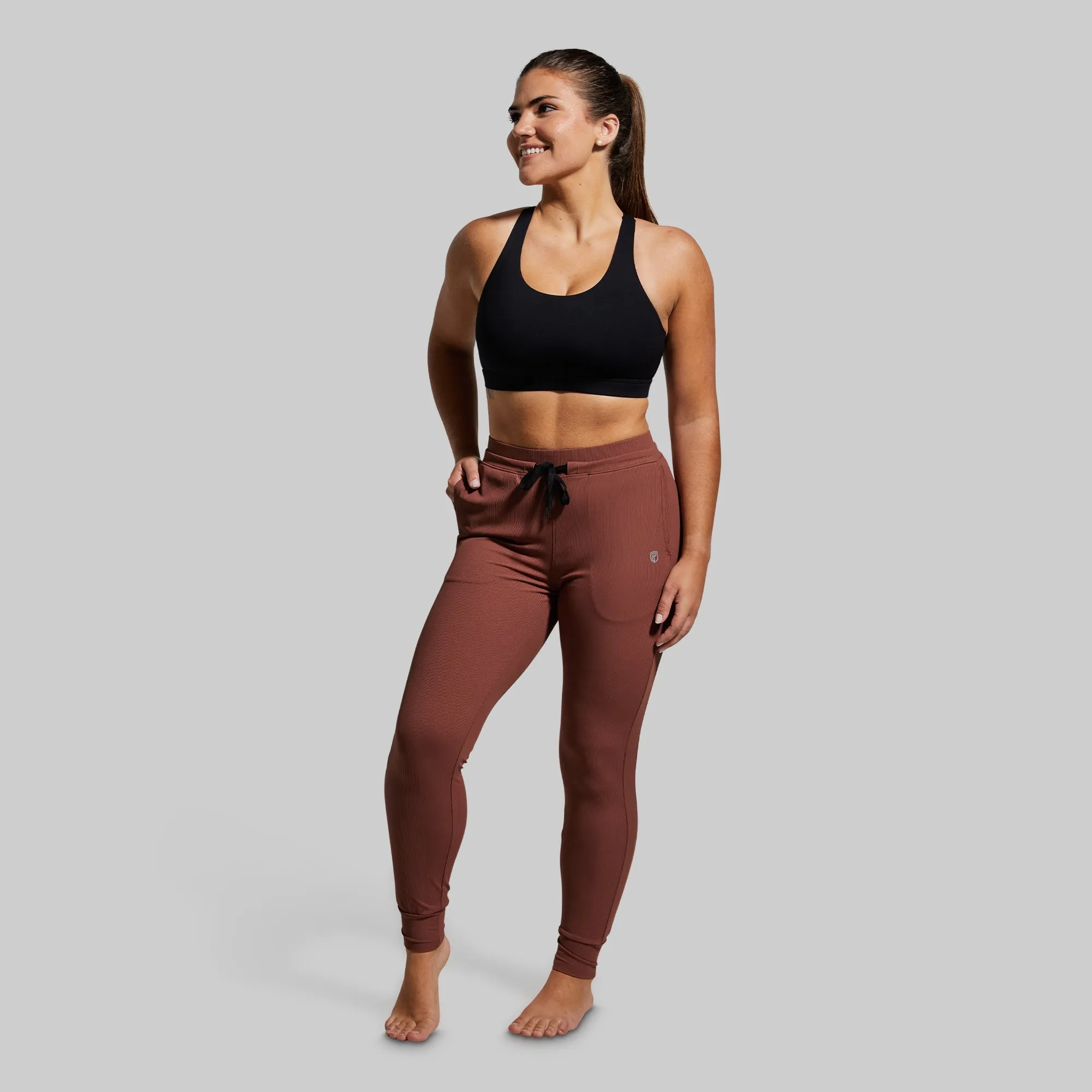 Women's Recovery Joggers (Rust)