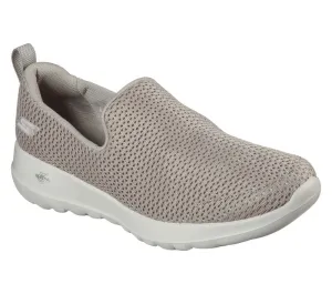 Womens Skechers Go Walk Joy Taupe Walking Sneakers Shoes